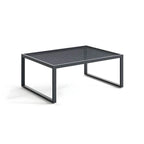 Modern Metal Outdoor Coffee Table – Matte Finish, Non-Extendable