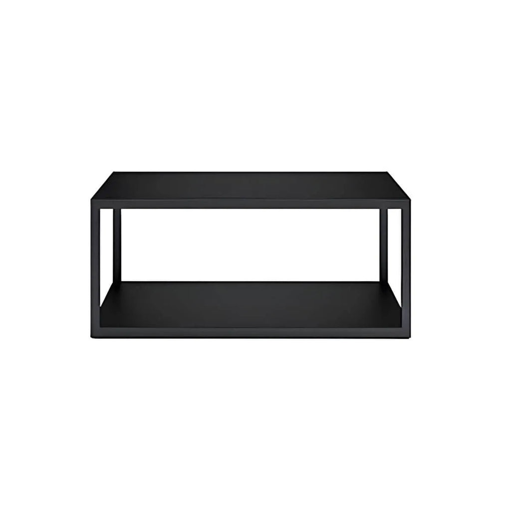 Modern Metal Outdoor Coffee Table – Matte Finish, Non-Extendable