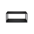 Modern Metal Outdoor Coffee Table – Matte Finish, Non-Extendable