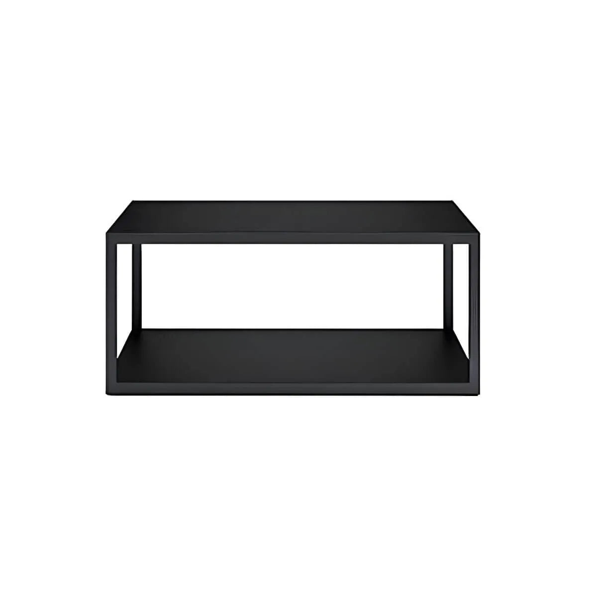 Modern Metal Outdoor Coffee Table – Matte Finish, Non-Extendable