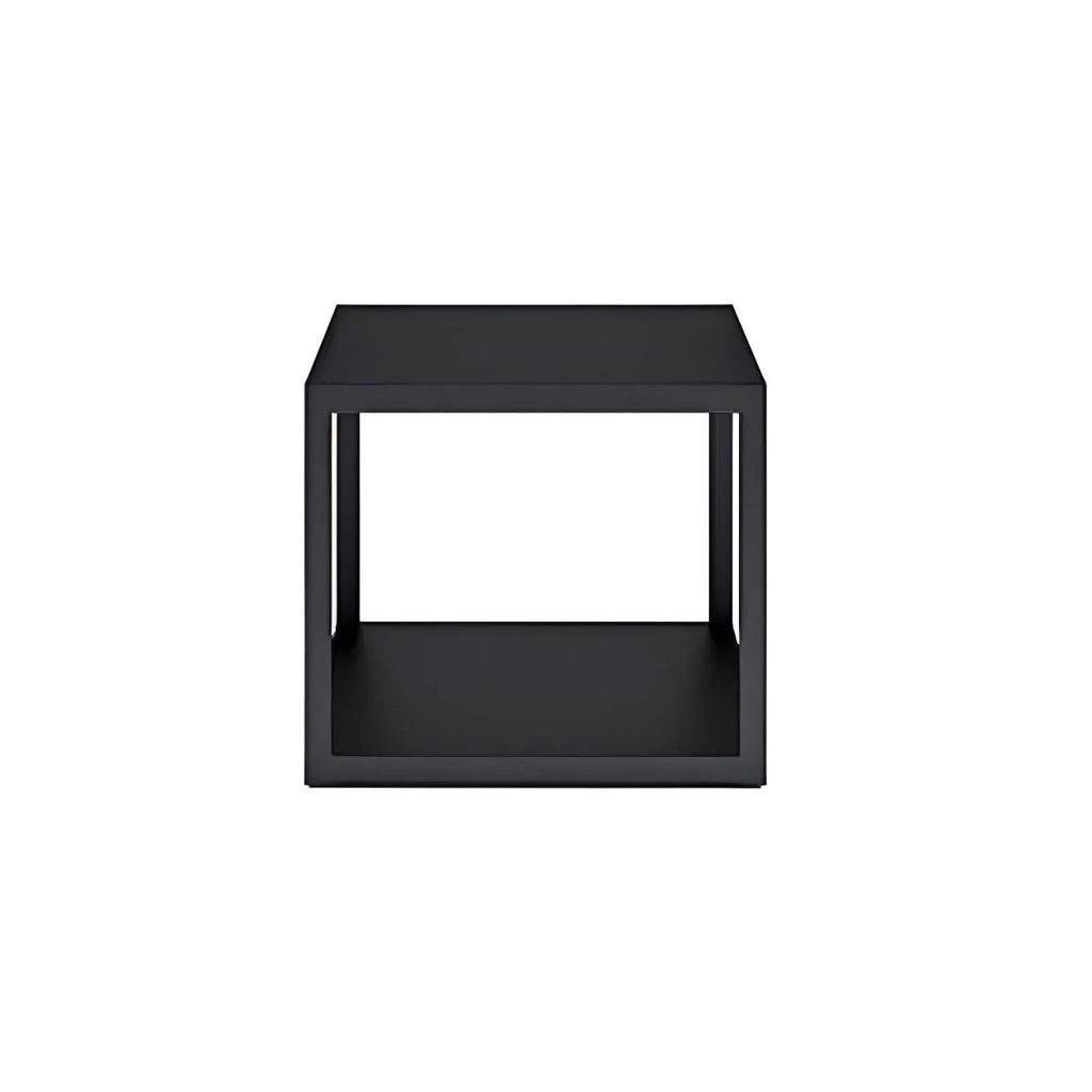 Modern Metal Outdoor Coffee Table – Matte Finish, Non-Extendable
