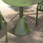 Modern Metal Outdoor Coffee Table – Square or Round Top