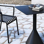 Modern Metal Outdoor Coffee Table – Square or Round Top