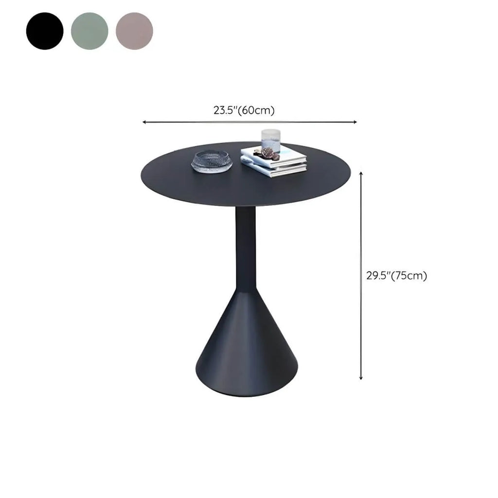 Modern Metal Outdoor Coffee Table – Square or Round Top Dimensions