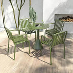 Modern Metal Outdoor Coffee Table – Square or Round Top Main Product Image