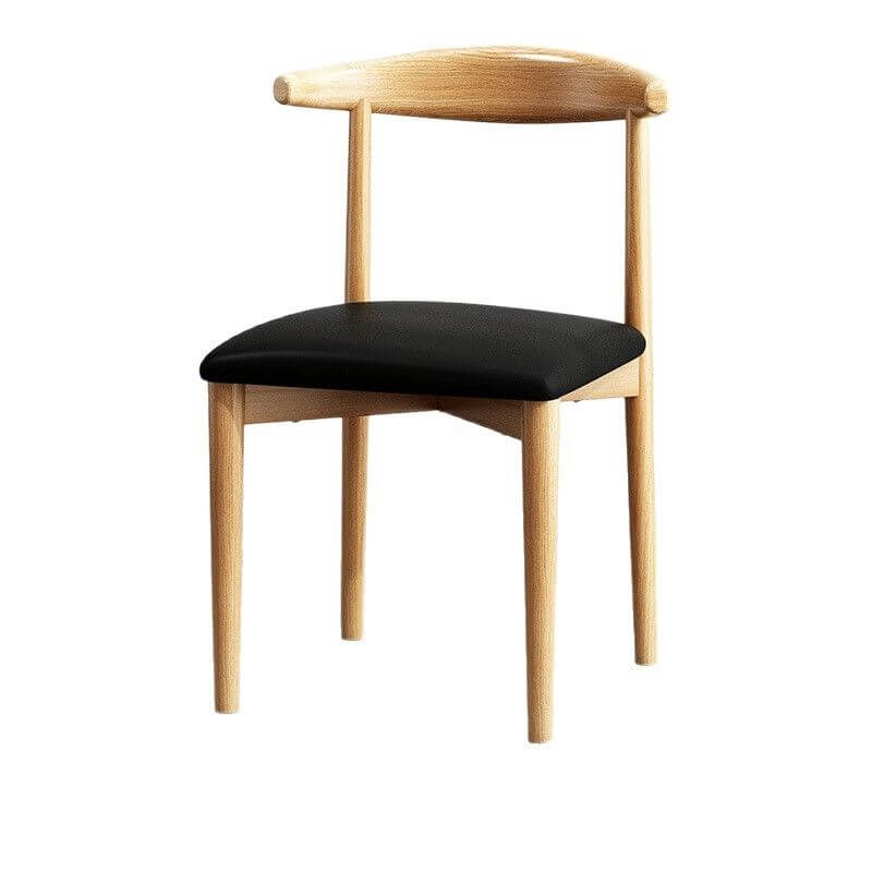 Modern Metal Side Chair with Ventilated Back and Upholstered Seat