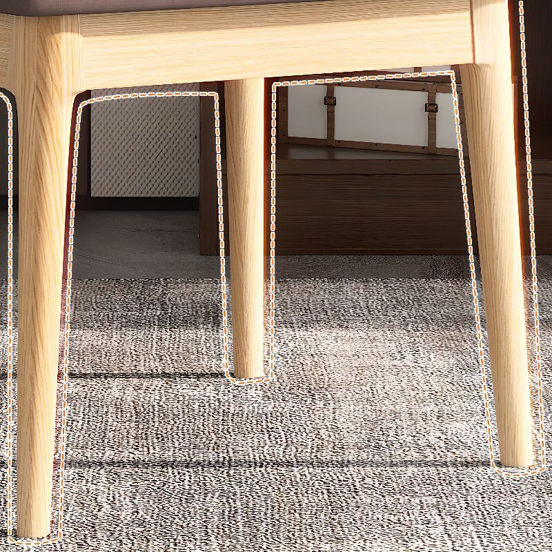 Modern Metal Side Chair with Ventilated Back and Upholstered Seat