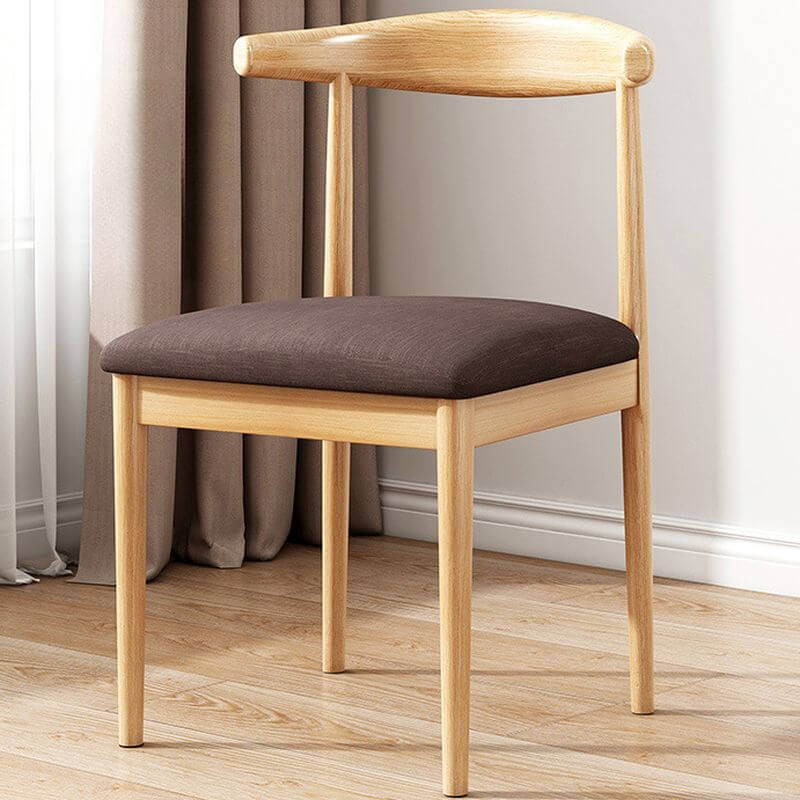 Modern Metal Side Chair with Ventilated Back and Upholstered Seat