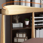 Modern Metal Side Chair with Ventilated Back and Upholstered Seat