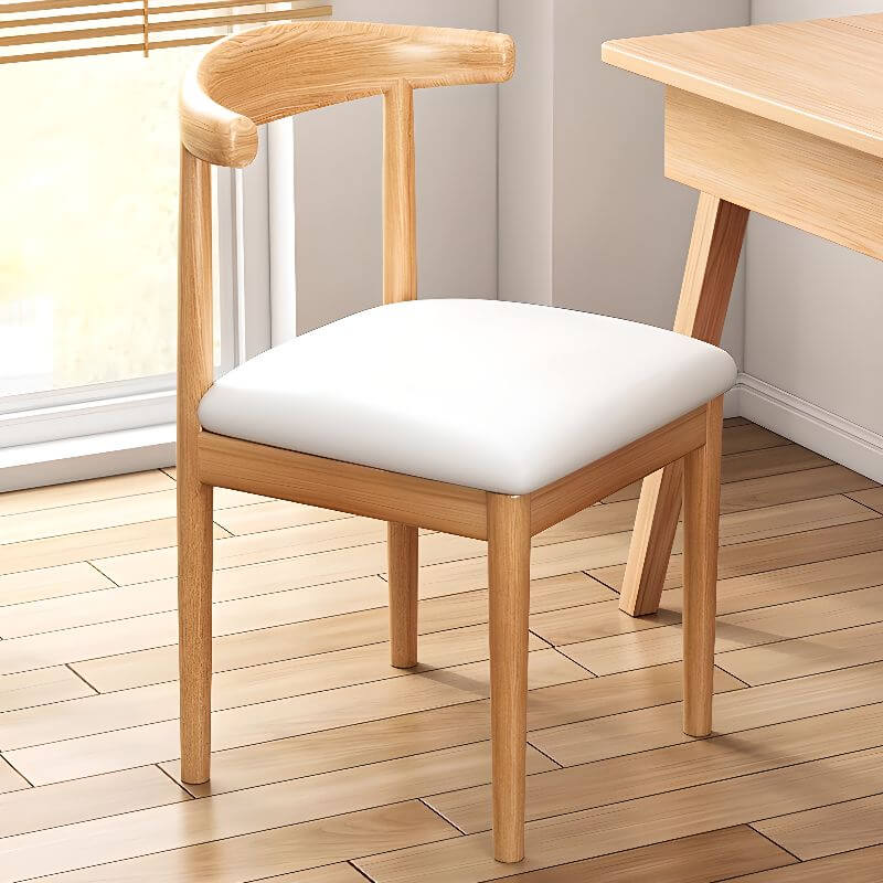 Modern Metal Side Chair with Ventilated Back and Upholstered Seat