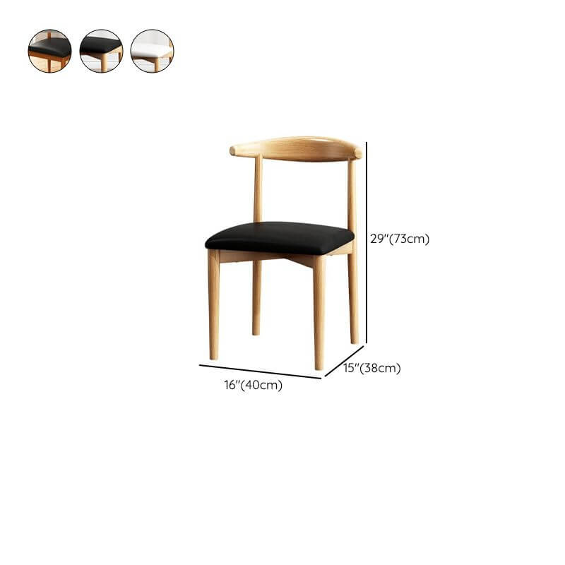 Modern Metal Side Chair with Ventilated Back and Upholstered Seat Dimensions