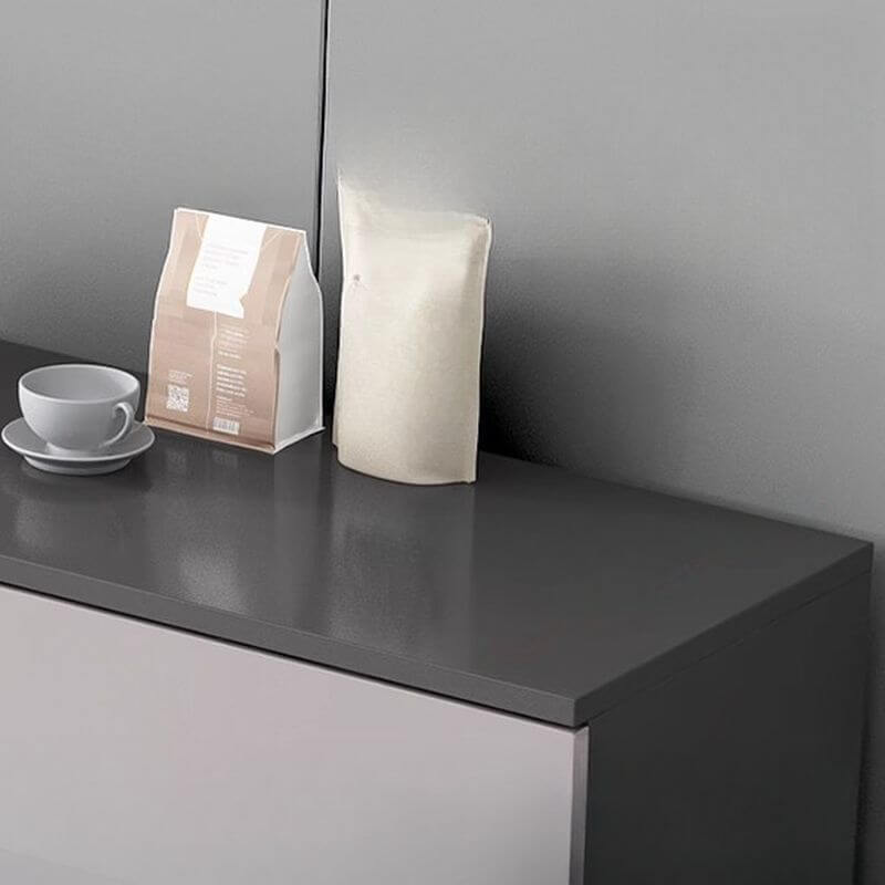 Modern Metal Sideboard with Cabinets and Drawers Secondary image