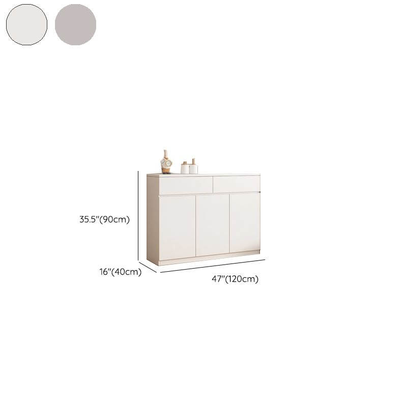 Modern Metal Sideboard with Cabinets and Drawers Dimensions