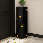 Modern Metal Swivel Shoe Rack with Adjustable Shelves