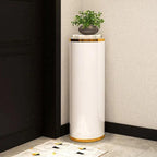 Modern Metal Swivel Shoe Rack with Adjustable Shelves