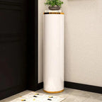 Modern Metal Swivel Shoe Rack with Adjustable Shelves