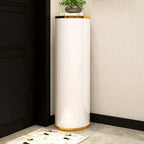 Modern Metal Swivel Shoe Rack with Adjustable Shelves