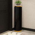 Modern Metal Swivel Shoe Rack with Adjustable Shelves