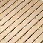 Modern Natural Finish Blue/White Bunk Bed with Storage & Bookshelf