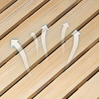 Modern Natural Finish Blue/White Bunk Bed with Storage & Bookshelf