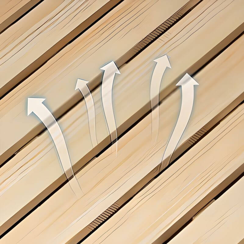 Modern Natural Finish Blue/White Bunk Bed with Storage & Bookshelf