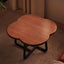 Modern Nesting Coffee Tables with Wood Top and Metal Base