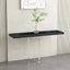 Modern Pine Wood Console Table With Acrylic Pedestal Main Product Image