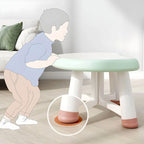 Modern Plastic Kids Writing Desk with Ergonomic Chair – Moon & Rectangle Shapes