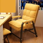 Modern Reclining Arm Chair with Ottoman – Biscuit Back Accent Seating