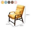 Modern Reclining Arm Chair with Ottoman – Biscuit Back Accent Seating Dimensions