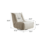 Modern Rocking Sofa With Ergonomic Concave Seat Design
