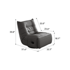 Modern Rocking Sofa With Ergonomic Concave Seat Design