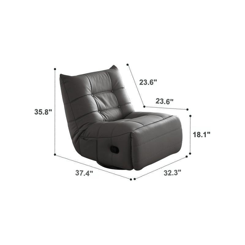 Modern Rocking Sofa With Ergonomic Concave Seat Design