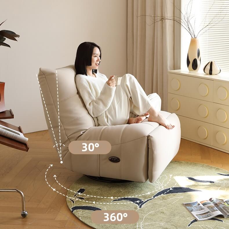 Modern Rocking Sofa With Ergonomic Concave Seat Design