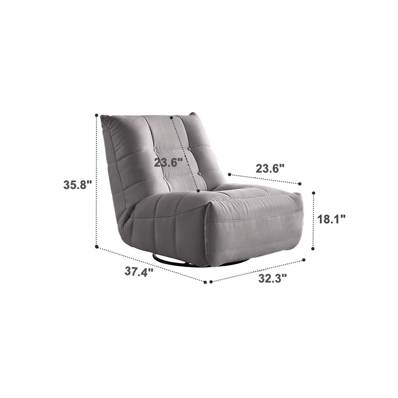 Modern Rocking Sofa With Ergonomic Concave Seat Design