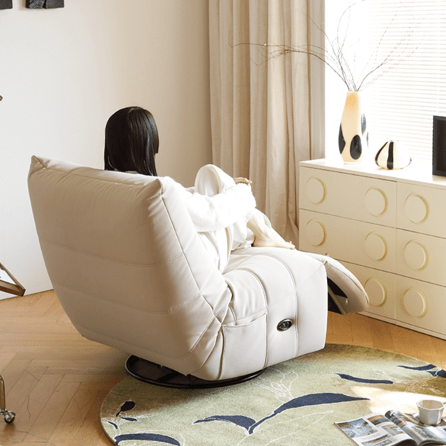 Modern Rocking Sofa With Ergonomic Concave Seat Design