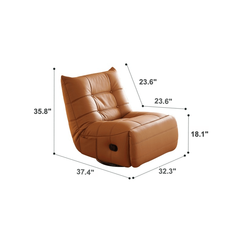Modern Rocking Sofa With Ergonomic Concave Seat Design