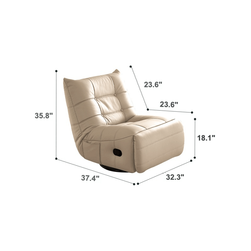 Modern Rocking Sofa With Ergonomic Concave Seat Design