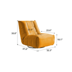 Modern Rocking Sofa With Ergonomic Concave Seat Design