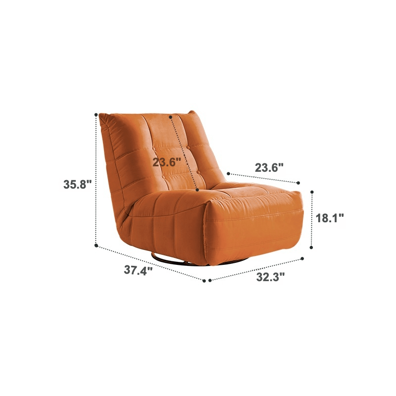 Modern Rocking Sofa With Ergonomic Concave Seat Design
