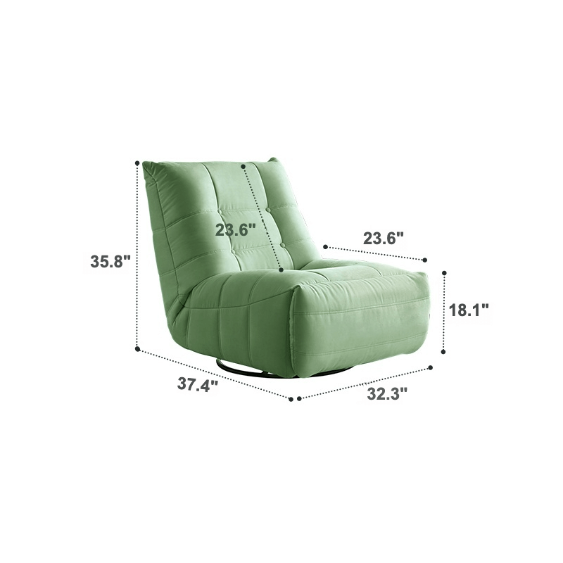 Modern Rocking Sofa With Ergonomic Concave Seat Design