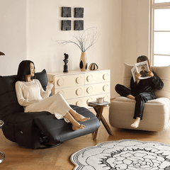 Modern Rocking Sofa With Ergonomic Concave Seat Design