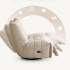 Modern Rocking Sofa With Ergonomic Concave Seat Design