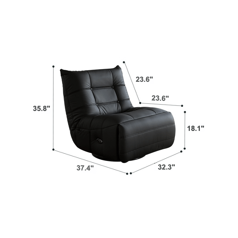 Modern Rocking Sofa With Ergonomic Concave Seat Design