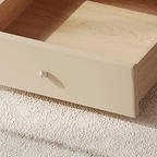 Modern Round Coffee & Side Table Set - Wood & Metal