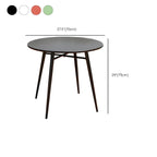 Modern Round Metal Dining Table – Non-Extendable Outdoor Patio Table Dimensions