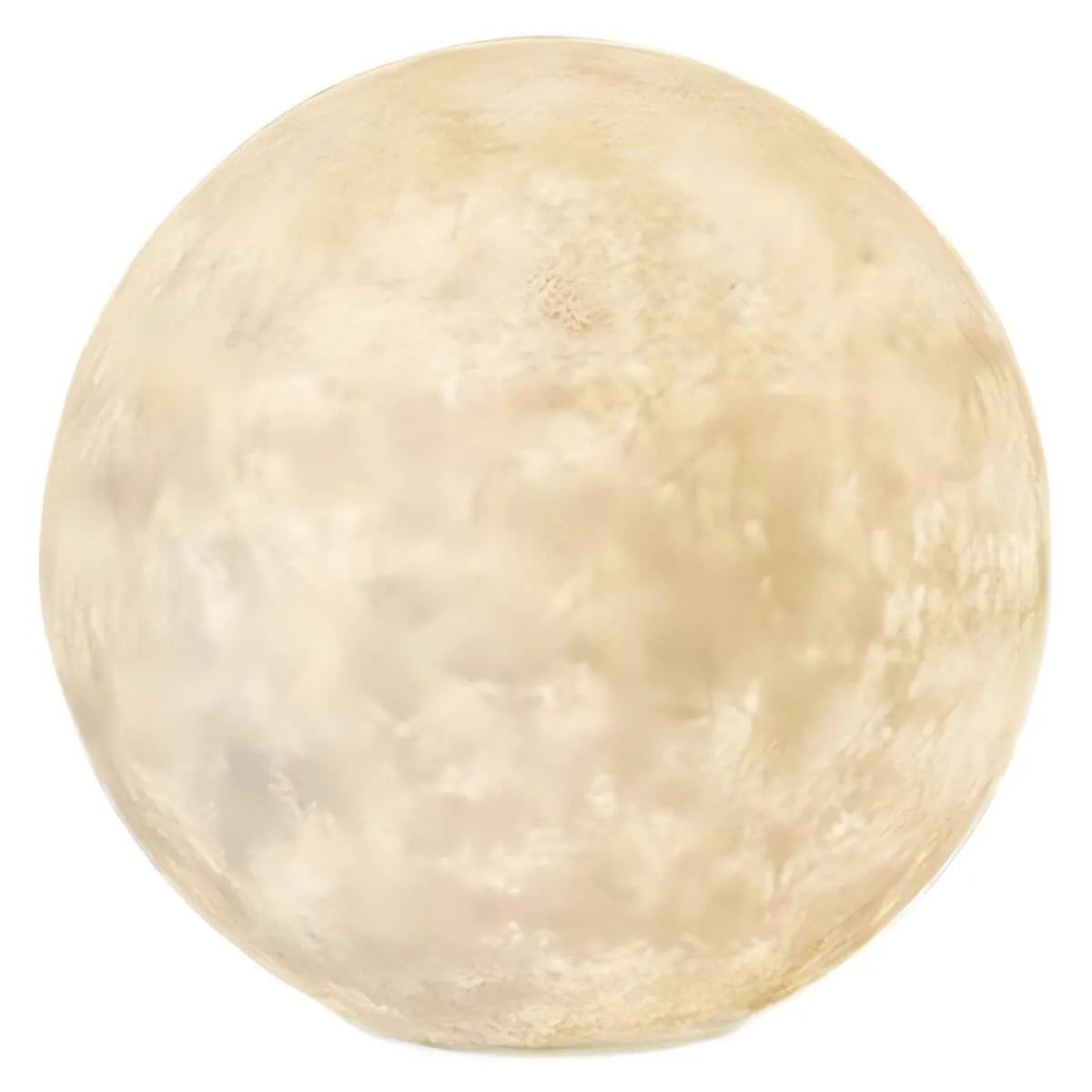 Modern Round Resin Outdoor Table Lamp with Natural Stone Texture