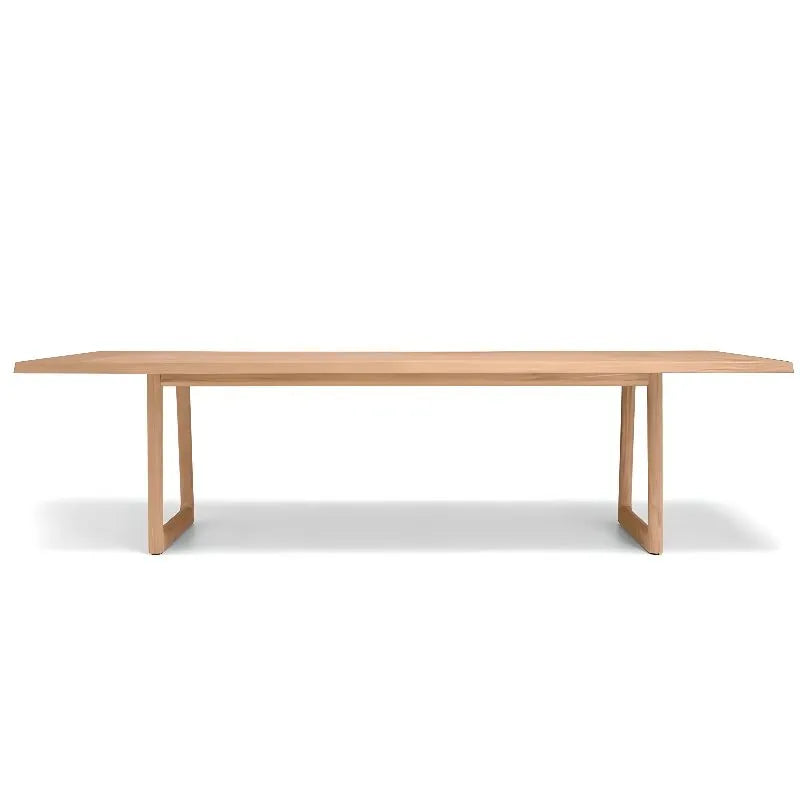 Modern Sepia Teak Wood Outdoor Dining & Coffee Table Collection