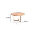 Modern Sepia Teak Wood Outdoor Dining & Coffee Table Collection Dimensions