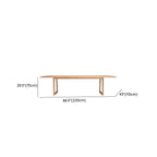 Modern Sepia Teak Wood Outdoor Dining & Coffee Table Collection Dimensions